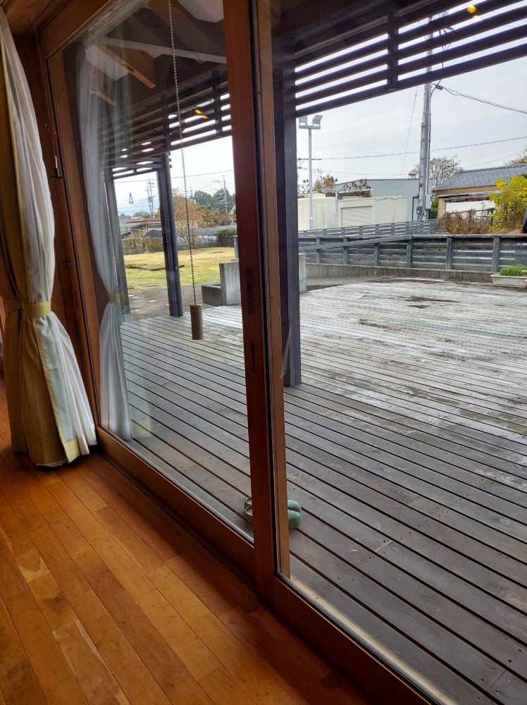 ガラス窓が綺麗になりました